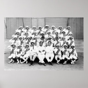 Track Team, Manilla, begin jaren 1900 Poster