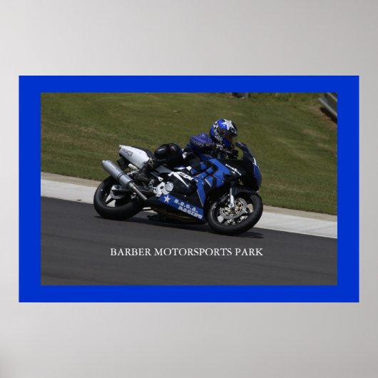 trackday bij Barbers Poster (Voorkant)