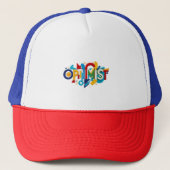 Tracker Casquette design, Optimiste design, cadeau (Devant)
