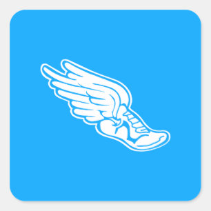 Tracker Logo Sticker Blue