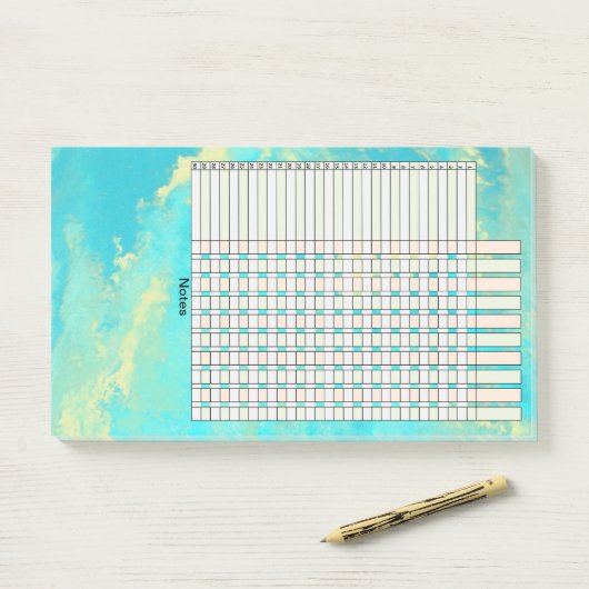 Tracker. Post-it® Notes (Op bureau)