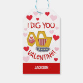 Trackhoe Valentijn Favor Tag Cadeaulabel (Achterkant)