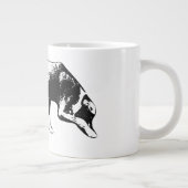 Trackingmodus – neus naar grond extra grote beker (Rechts)