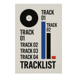 Tracklist - Vinyl - Poster Perfect Poster