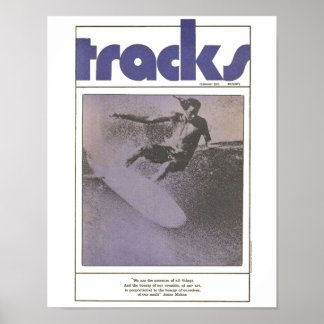  Tracks Surf Magazine Surf Wall Art Poster