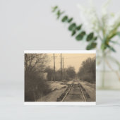 Tracks to Nowhere Briefkaart (Staand voorkant)