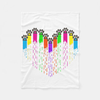 Tracks van mijn hart fleece deken