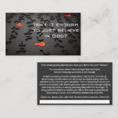 Tract Card - Belief Visitekaartje (Voorkant / Achterkant)