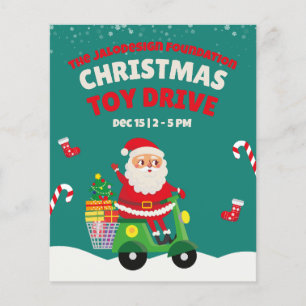 Tract de vélo à moteur de Père Noël pour la collec