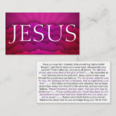 Tract - Salvatiebericht Visitekaartje (Voorkant / Achterkant)