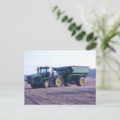Tracteur Agricole Grain Bugy Harvest Carte postale (Debout devant)