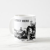 Tracteur agricole vintage Ad Coffee Mug (Devant gauche)