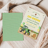Tracteur Anniversaire Invitation Ferme Anniversair