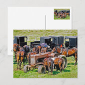 Tracteur comme carte postale Hitch (Devant / Derrière)