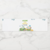 Tracteur Ferme Animal Anniversaire Étiquette de bo (Étiquettes simples)