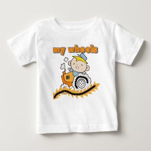 Tracteur mes T-shirts et cadeaux de roues (Devant)
