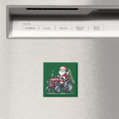 Tracteur Père Noël Magnet (In Situ (Lave-vaisselle))