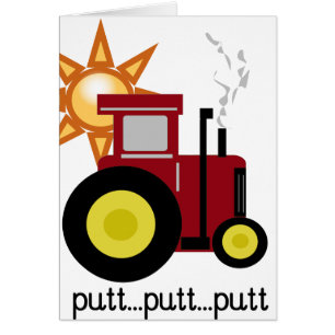 Tracteur rouge de ferme