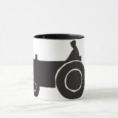 Tracteur Silhouette Mug (Centre)