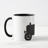 Tracteur Silhouette Mug (Gauche)