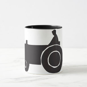 Tracteur Silhouette Mug