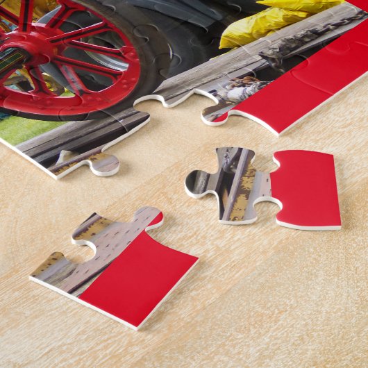 Tractiemachine Legpuzzel (Zijkant)