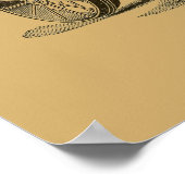  tractiemotor 1910 van de Minneapolis Poster (Hoek)