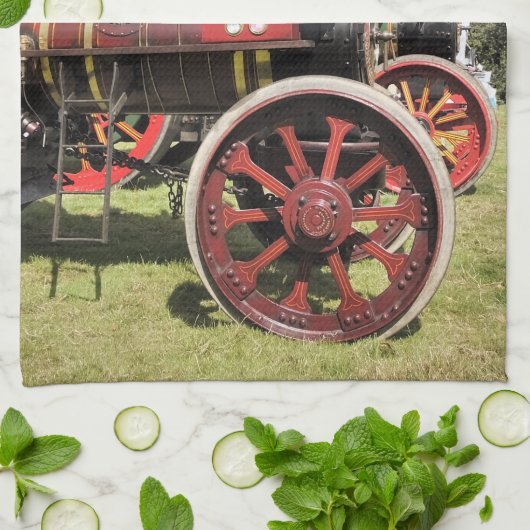 TRACTIEMOTOREN THEEDOEK (Gevouwen)