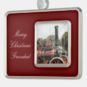 TRACTIEMOTOREN VERZILVERD KADER ORNAMENT (Links)