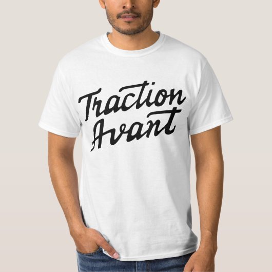 Traction Avant Script T-shirt (Voorkant)