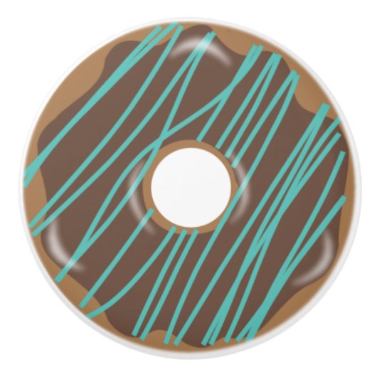 Traction de tiroir de bouton de Cabinet de beignet (Devant)