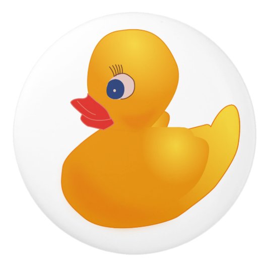 Traction jaune mignonne de bouton de Cabinet de (Devant)