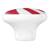 Traction rouge de tiroir de bouton de Cabinet de (Côté)