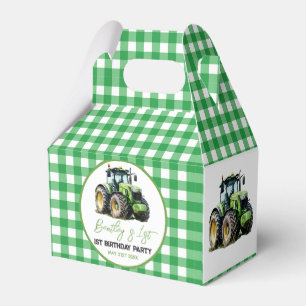 Tractor 1st Birthday Party Fun Boerderij Bedankdoosjes