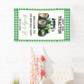 Tractor 1st Birthday Party Fun Boerderij Spandoek (Insitu)