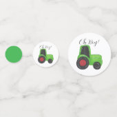 Tractor Baby Boy Confetti (Voorkanten)