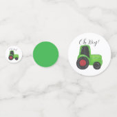 Tractor Baby Boy Confetti (Achterkanten)