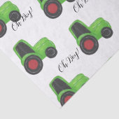 Tractor Baby Boy Tissuepapier (Detail)