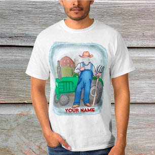 Tractor Boer Gezicht custom t-shirt