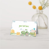 Tractor Boerderij Dierlijke Verjaardagsfeestplaats (Voorkant)