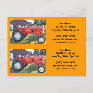 Tractor Bookmarker / Visitekaartjes - Gepersonalis Briefkaart