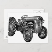  tractor briefkaart (Voorkant / Achterkant)