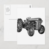 tractor briefkaart (Voorkant / Achterkant)