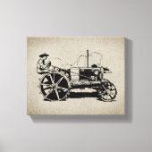  tractor canvas afdruk (Voorkant)
