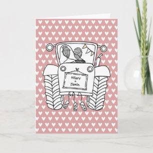 Tractor Country Trouwkaart Kaart