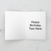 Tractor Gepersonaliseerde Verjaardag Kaart man zoo (Binnen)