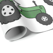 Tractor Green Cadeaupapier (Rol Hoek)