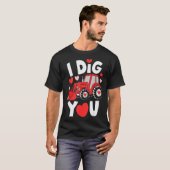 Tractor I Dig You Saint-Valentin T-Shirt Garçons E (Devant entier)