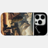 Tractor in Mountain Valley Case-Mate iPhone Case (Achterkant (horizontaal))