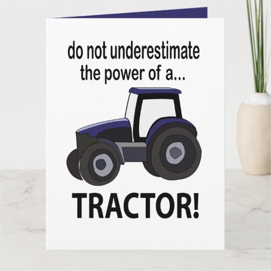 Tractor Kracht Tractor Kaart (Voorkant)